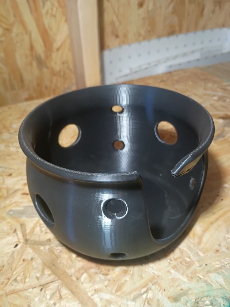 Plastic Yarn Bowl With Defects
