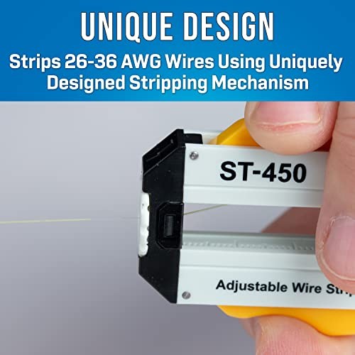 ST-450 Adjustable Precision Wire Stripper 26-36 AWG