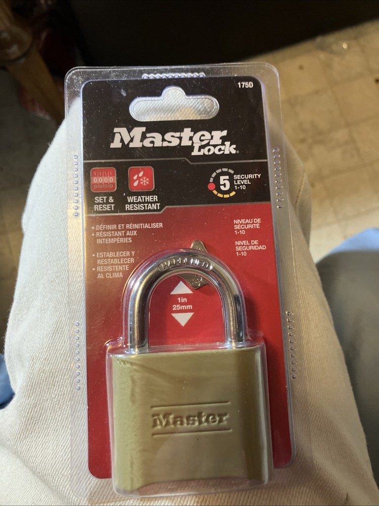 Master Lock 175D Combination Padlock