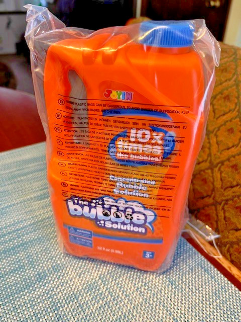 JOYIN BUBBLE SOLUTION 32 oz Concentrate (ORANGE) Refill Makes 2.5 Gal *NEW