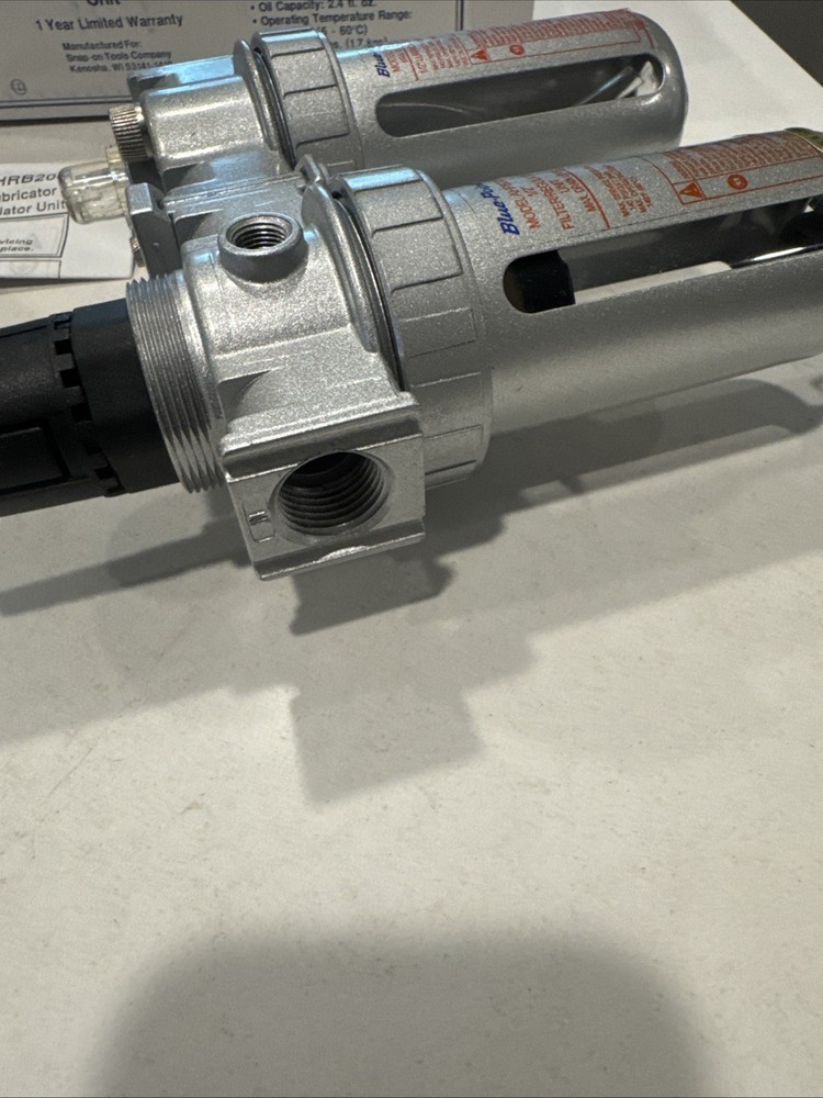 New Blue-Point AHRB200 1/2” Combination Filter/Lubricator/Regulator Compressor