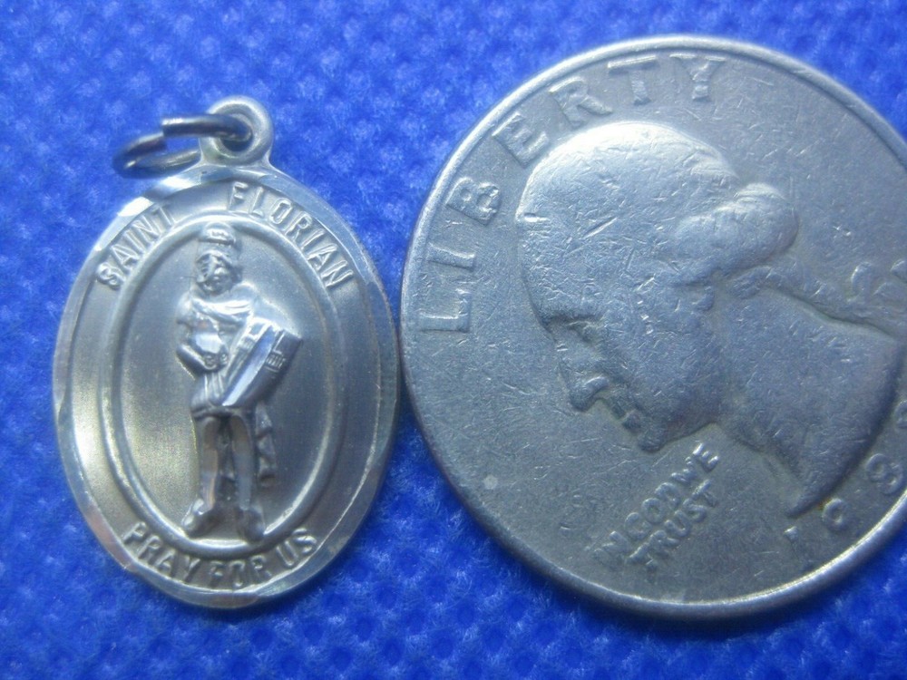 Sterling Silver Saint Florian Charm