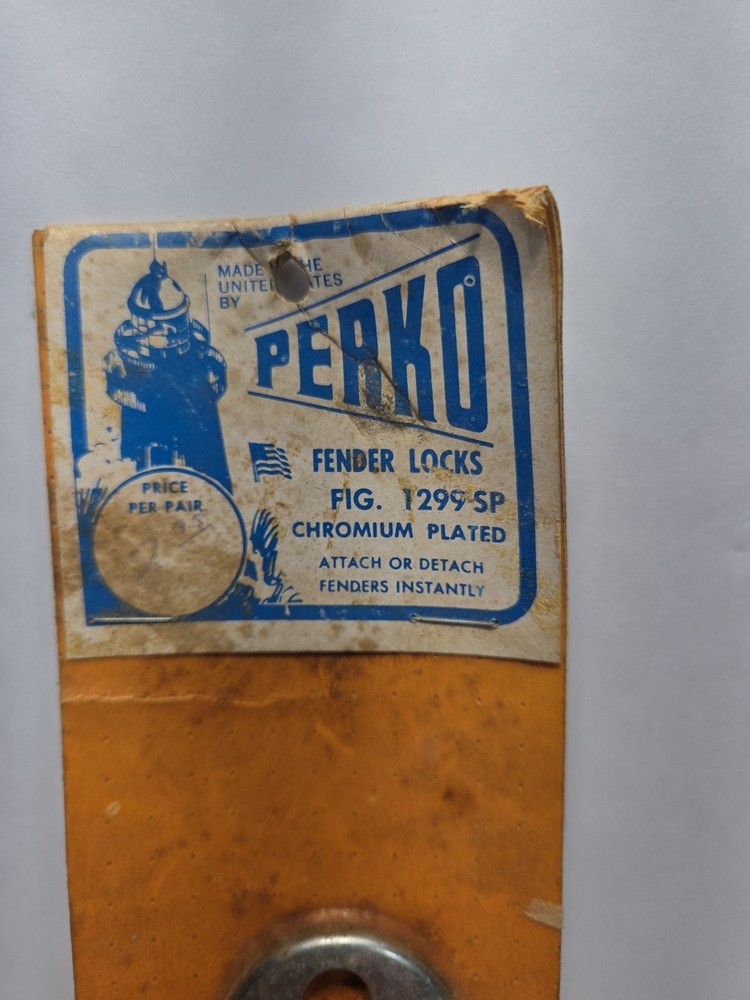 Vintage Perko 1299sp Fender Lock NOS chrome plated