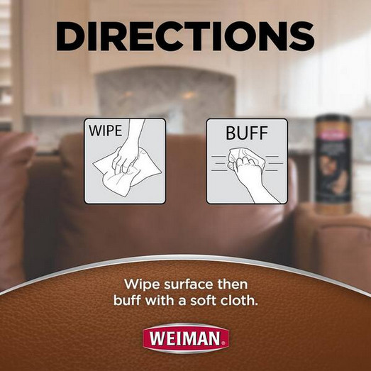 Weiman Leather Wipes (30-Count)