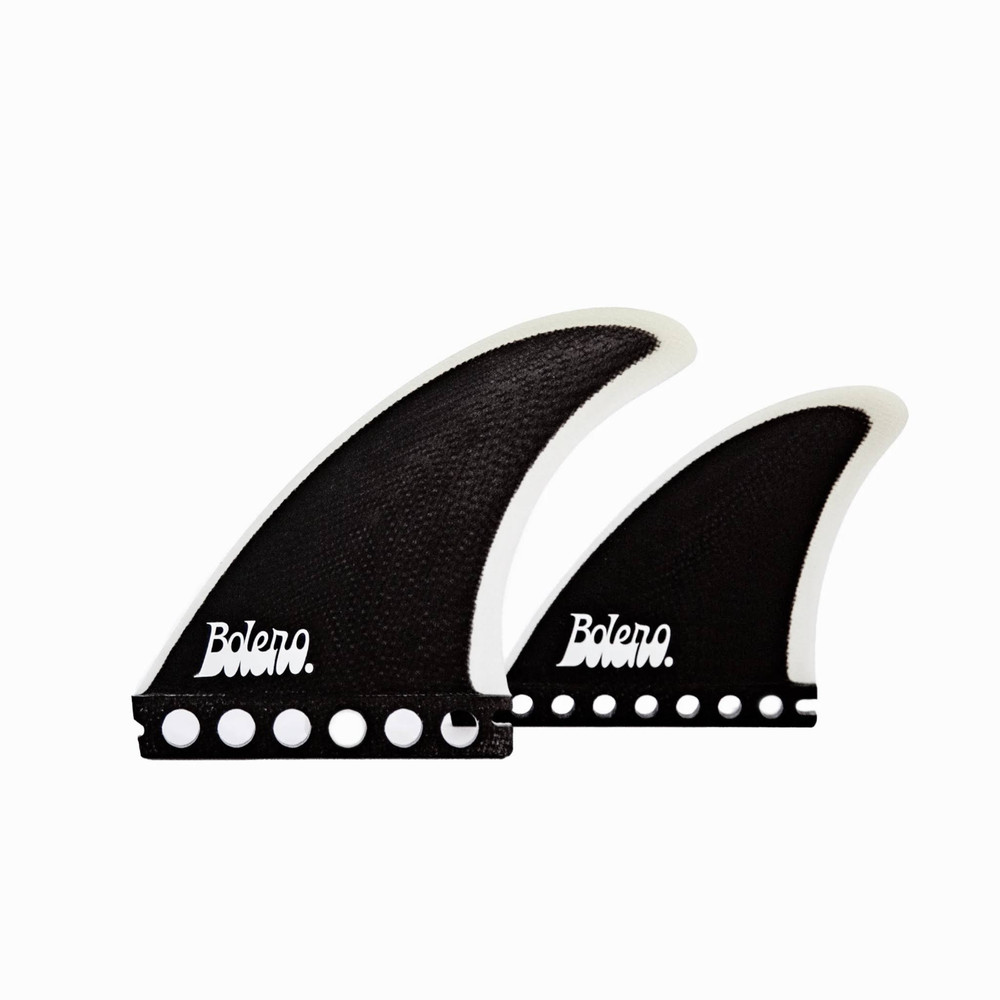 Bolero Rift Quad Surfboard Fin Set, Solid Fibreglass.