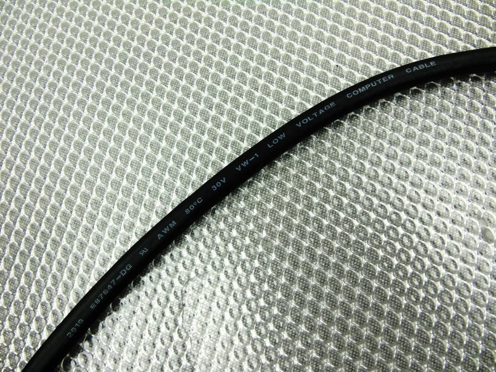 2919 E87647-DG AWM 80c 30V VW-1 Low Voltage Computer Cable - Open Length 34 Ft