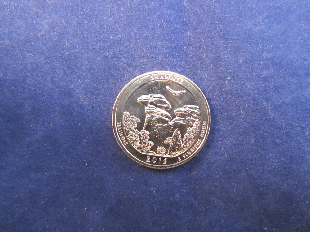 2016-S Clad Quarter SHAWNEE NATIONAL FOREST Mint State Unc Bu Upper Grade
