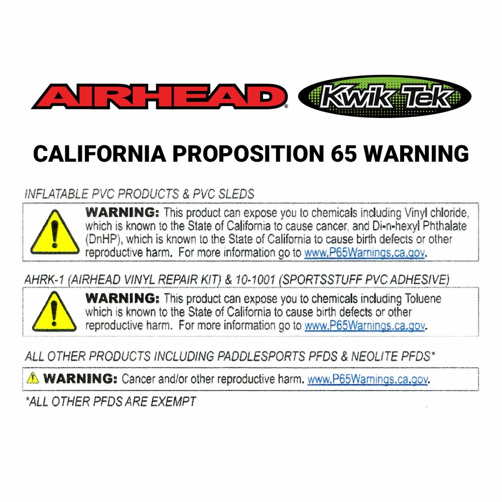 Airhead SPORTSSTUFF Compressor Adapter (Kwik Tek 10-1010)