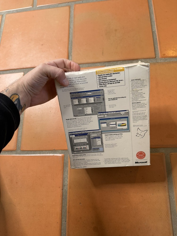 Microsoft Visual FoxPro Professional Edition – Boxed, Complete, Windows 95/NT