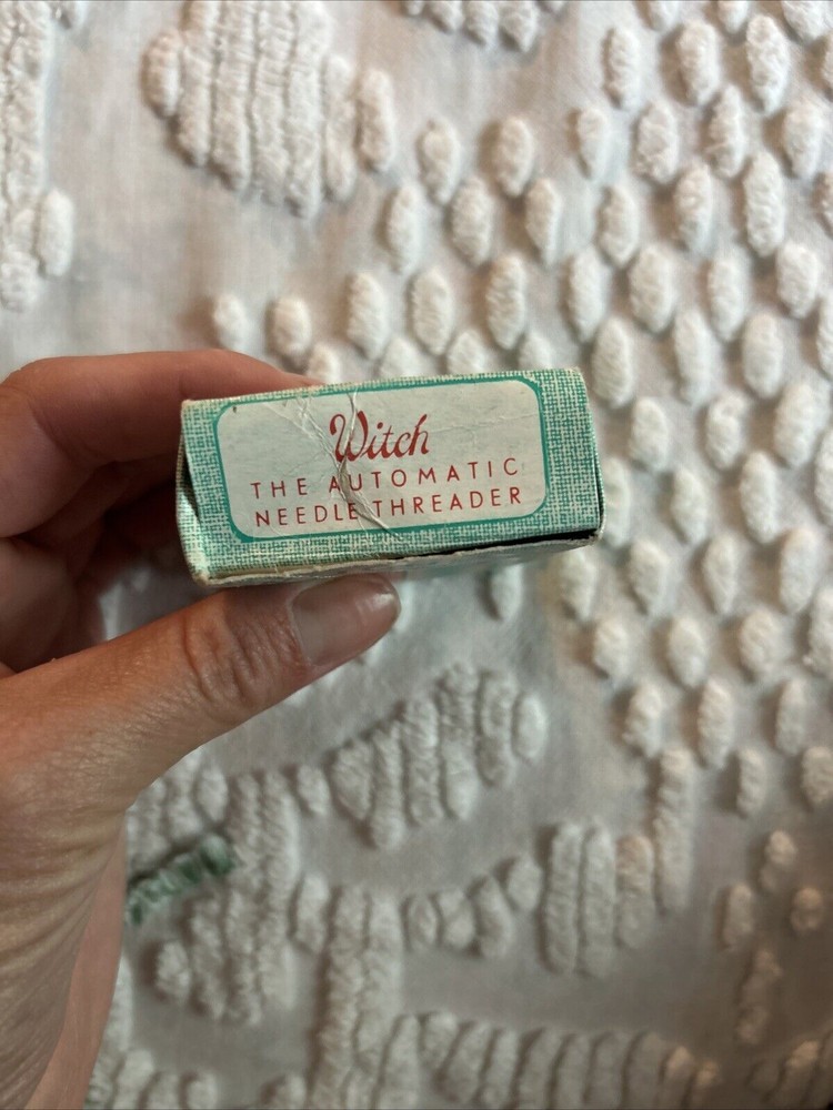 Vintage Witch Automatic Needle Threader with instructions Germany