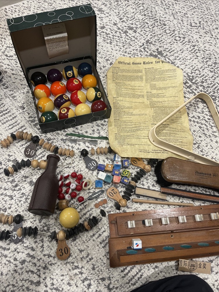 Vintage Billards Lot