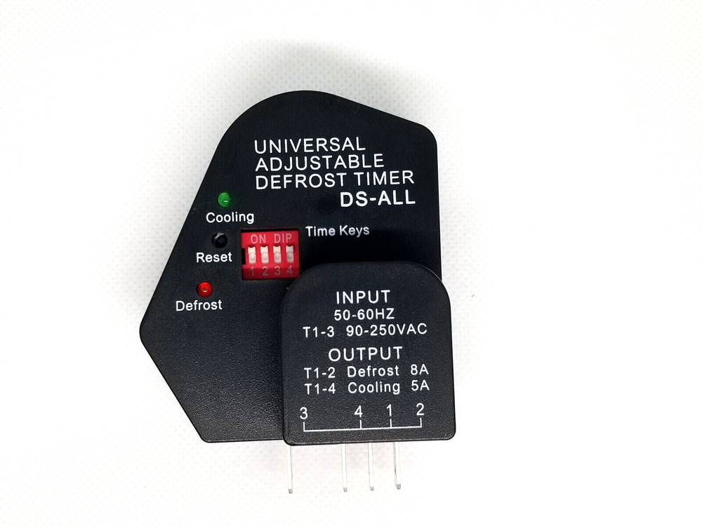 Universal Refrigerator Adjustable Defrost Timer Control Solid state 120 Volt