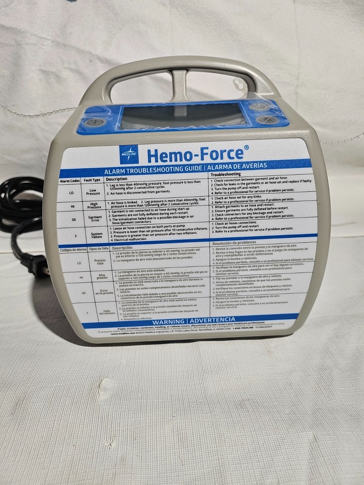 Hemo-Force II Sequential DVT Pump (No battery)
