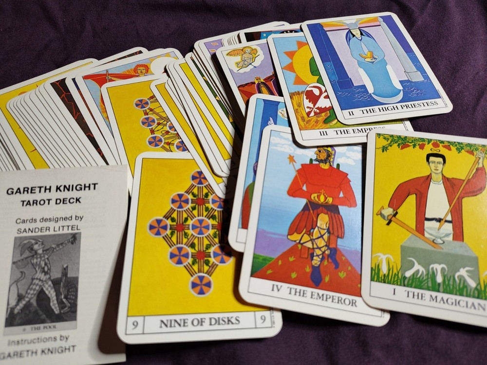 Gareth Knight Tarot Deck Sander Litzel With Instruction Book
