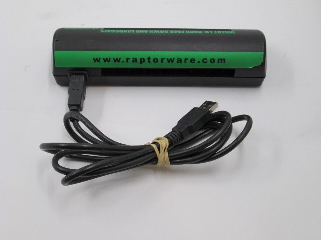 RAPTOR SCANSHELL 800 OCR SCANNER