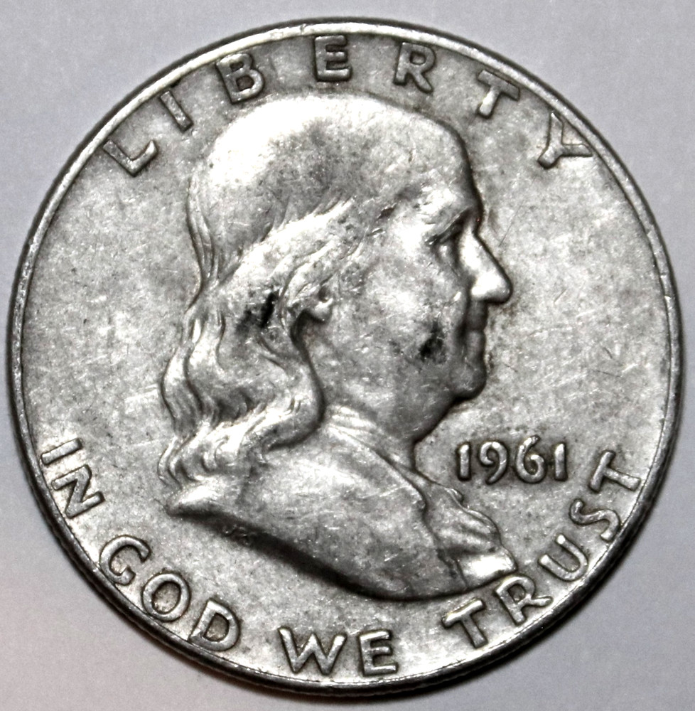1961-D FRANKLIN HALF DOLLAR - Extra Fine - #1649EB