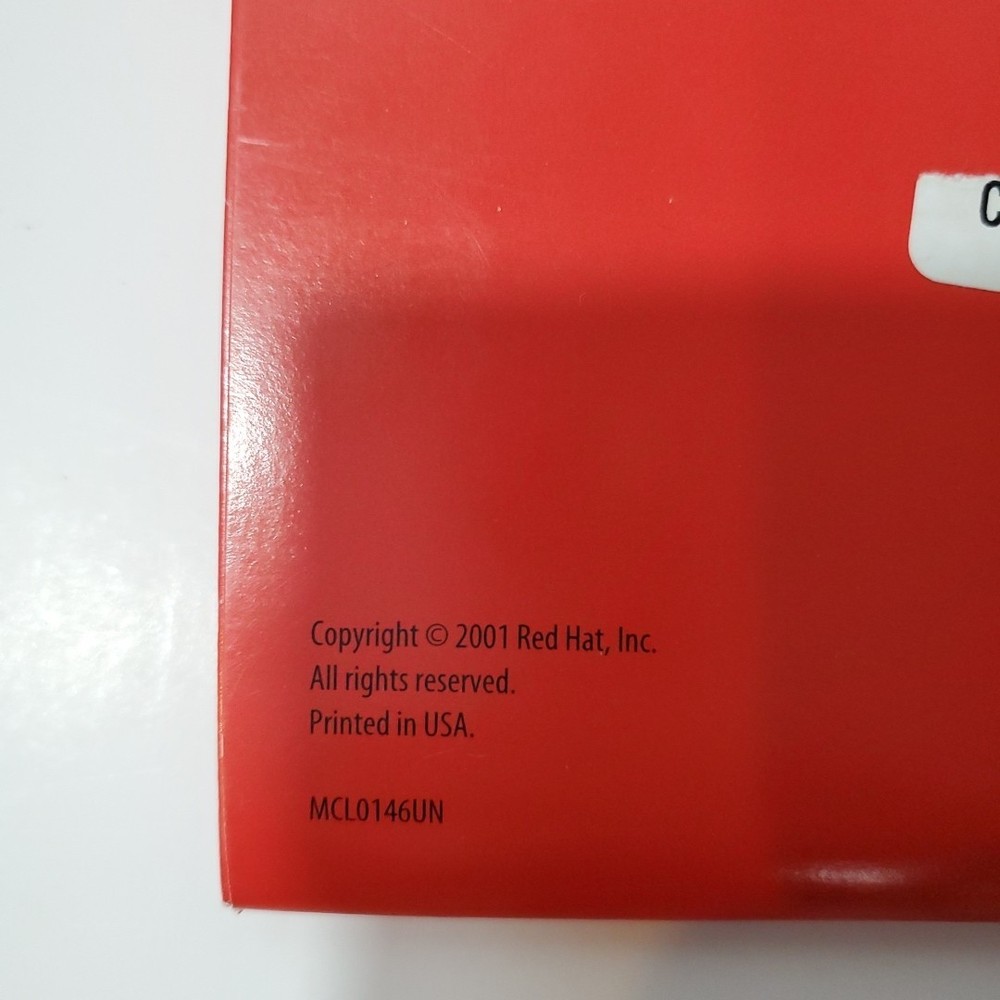 Red Hat Linux Full 7 CD Set w/ Original Box (2001) Complete