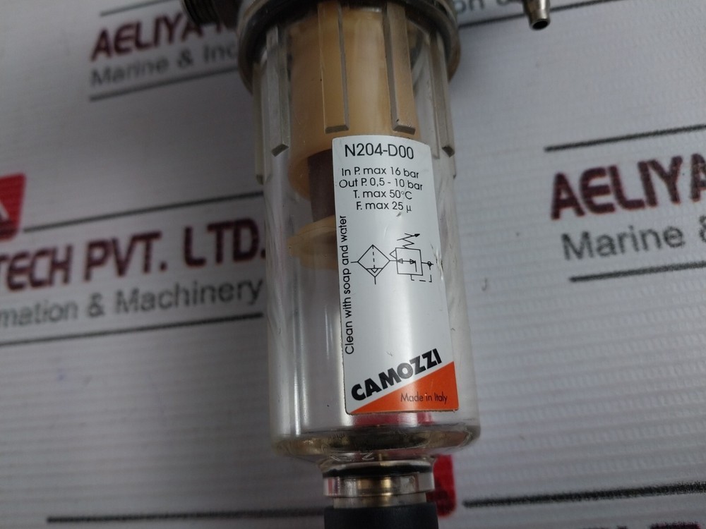 Camozzi N204-D00 Filter Regulator 0-4 BAR