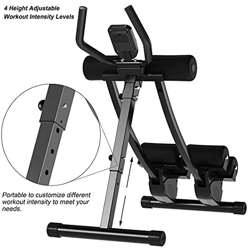 Ab Machine Multi-functional Exercise Equipment for Home Gym, Height