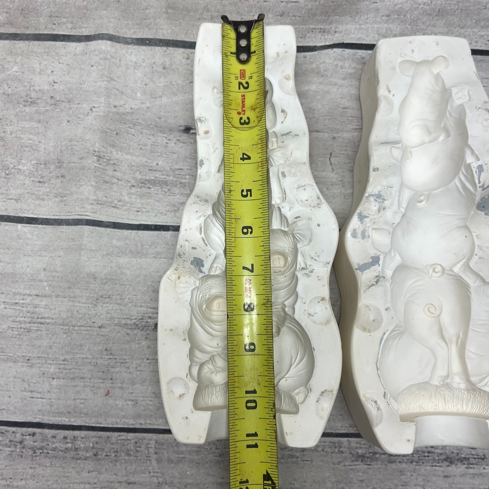 Vintage 1992 Nowell’s Inc Ceramic Casting Mold Stack Pigs #HM-1836