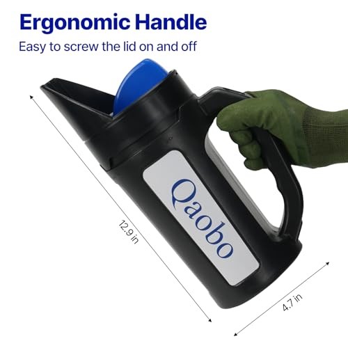 Qaobo 3-Adjustable-Setting Handheld Spreader, Multi-Use Lawn Spreaders for