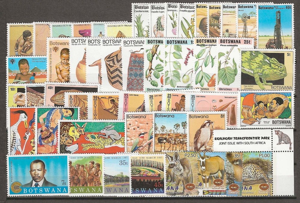 BOTSWANA 1979/2001 "Commemorative Sets" MNH
