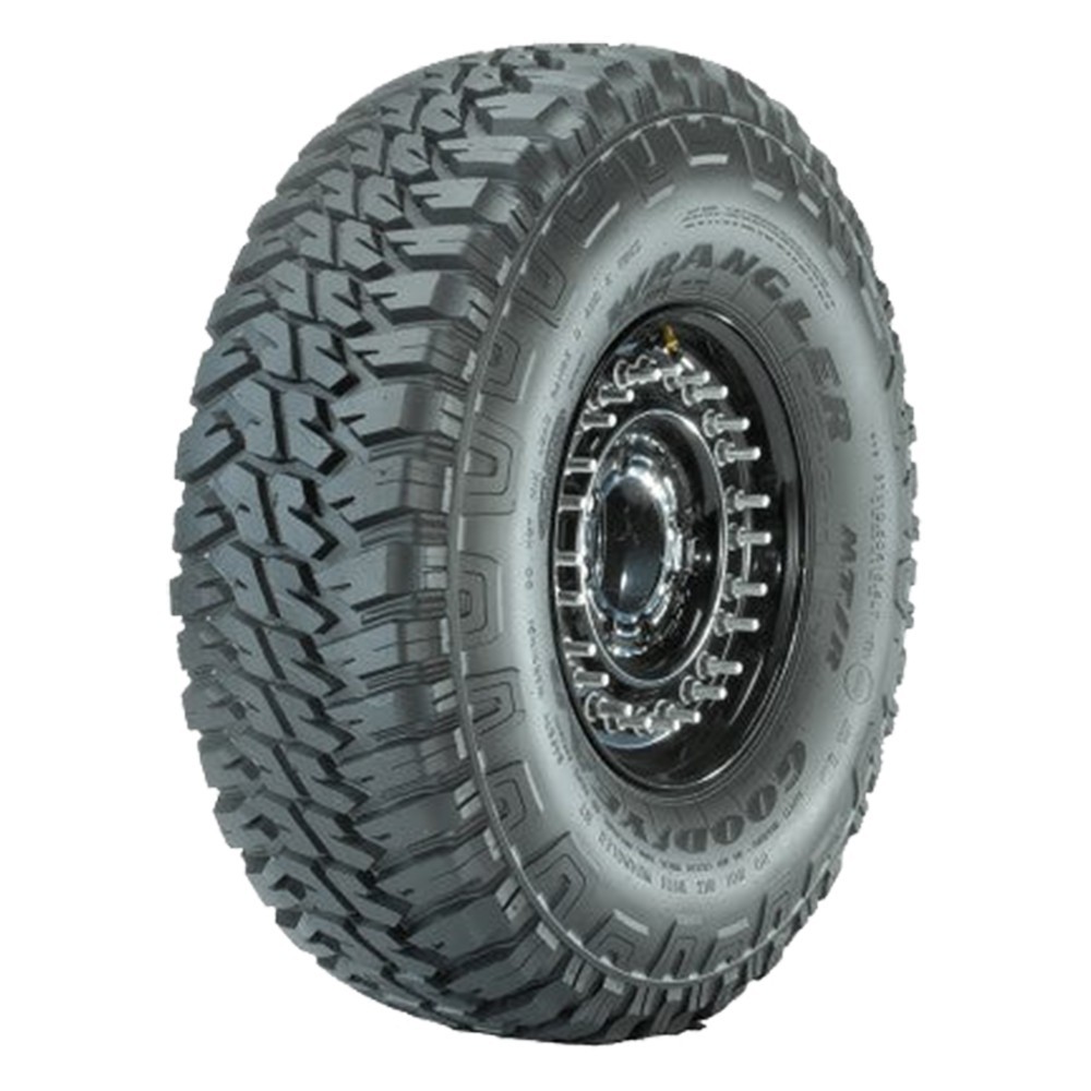 Military 50-70% Spare Tire + 8 LUG / 12 BOLT RIM 37" GOODYEAR MT/R fits HUMVEE