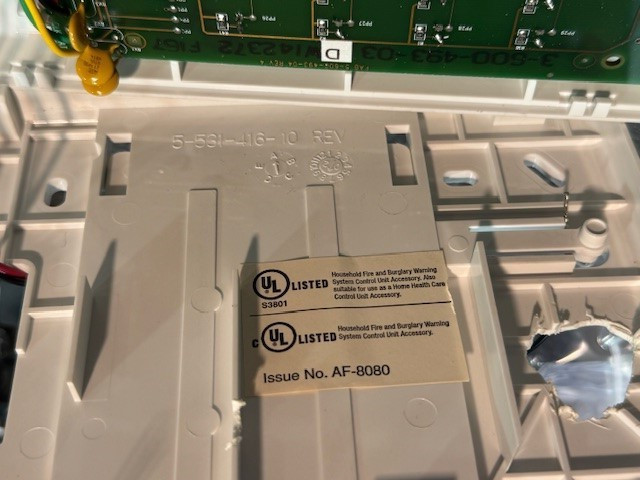 Brinks Alarm Keypad Home Security