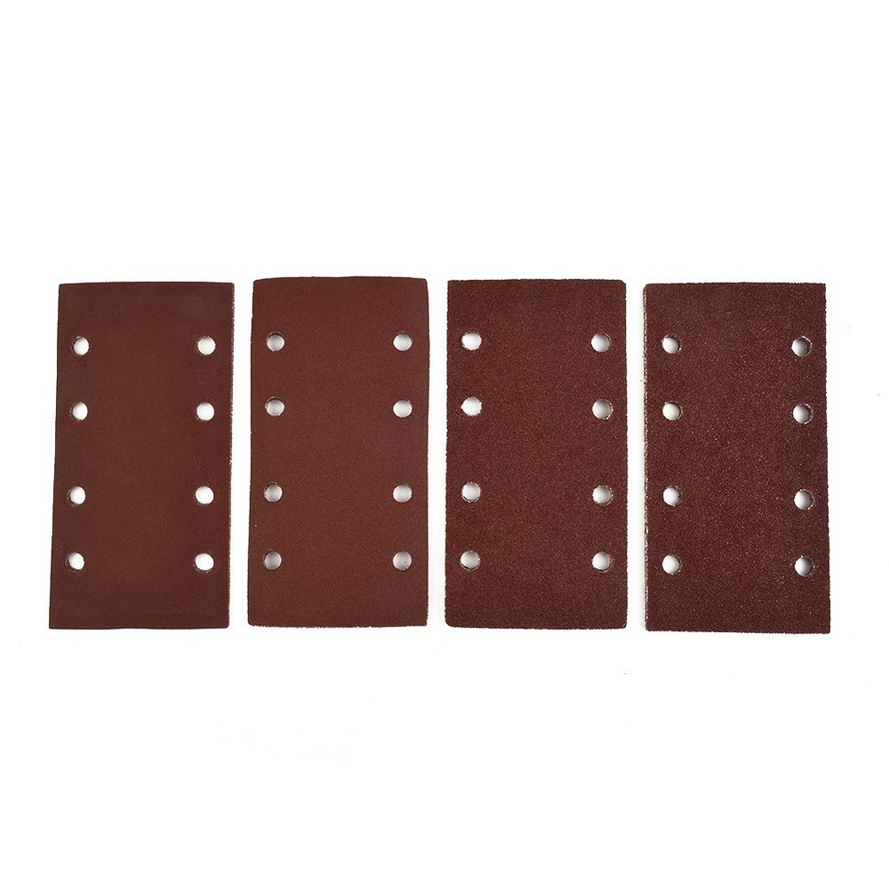 20pcs Sandpaper Sanding Sheets Punched Hook&Loop Mixed Grits 60/80/120/240