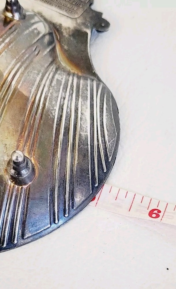 Vintage Silverplate Footed Shell Candy DishServing Bowl Home Decor