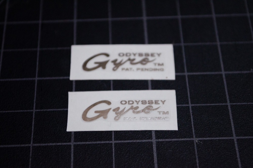 Decals for Odyssey Gyro Cup - CHROME