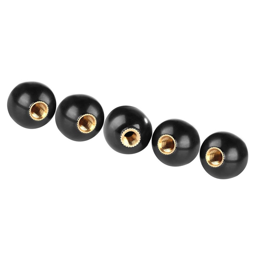5pcs BM6*20 Round Ball Gear Lever Shift Knob Machine Tool Replace