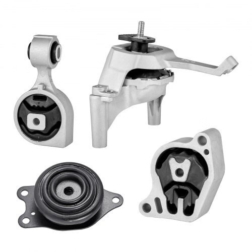 Engine and Transmission Motor Mount Kit Replacement, Set of 4, Compatible with 2