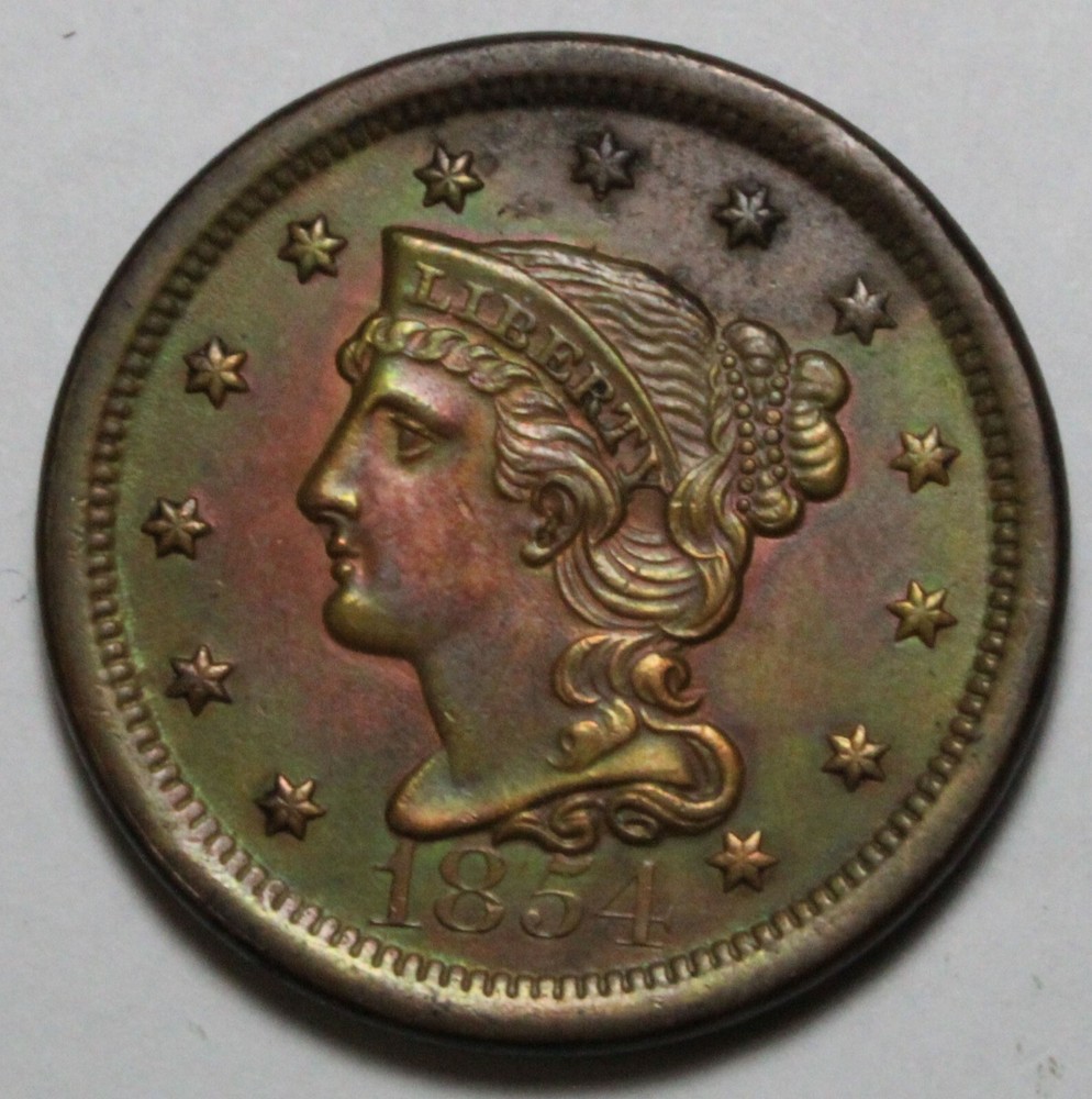 1854 Large Cent WB719