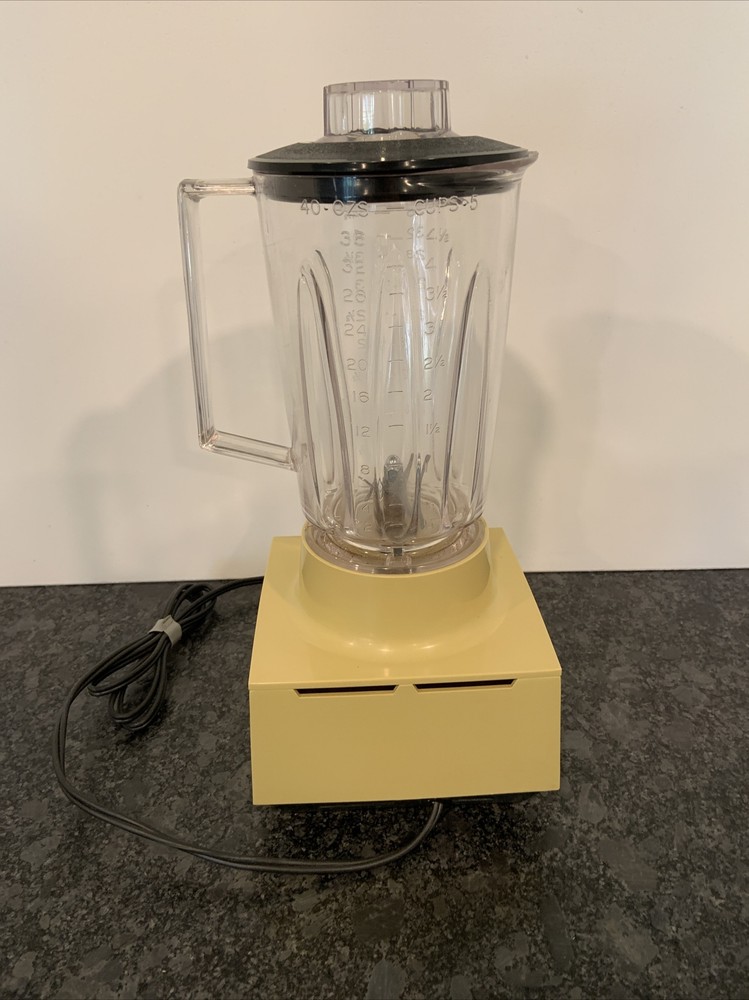 Vintage Rival Model 933 Solid State Control 7 Speed Blender W/ Touch Blend WORKS