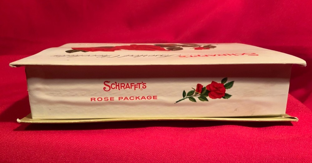 Schrafft’s,Rose Package,Candy Box,Chocolate Box,Container,USA,Assorted Candy Box