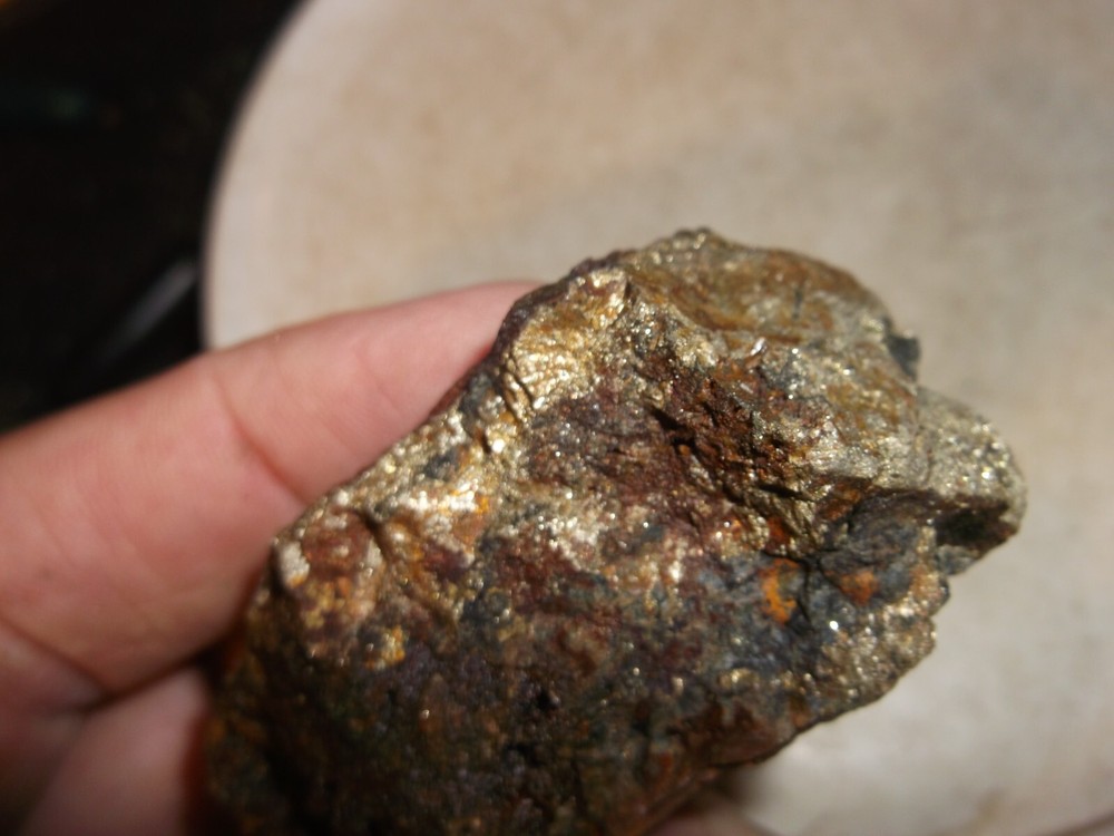 Gold, silver, copper, 121 grams samples ,ore high grade .