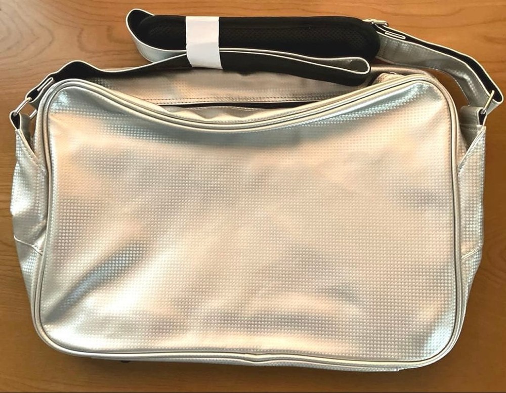TSP Silver Check Shoulder Bag