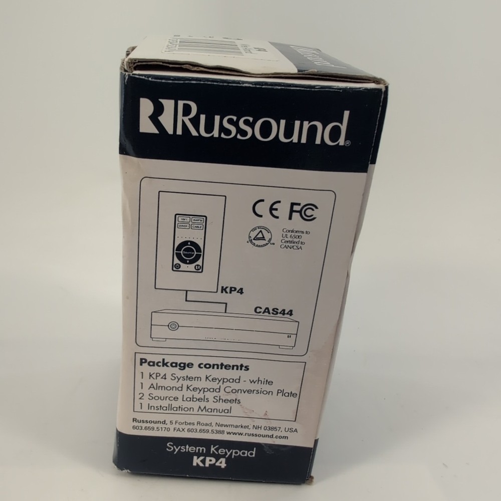 Russound KP4 System Control Keypad - Open Box