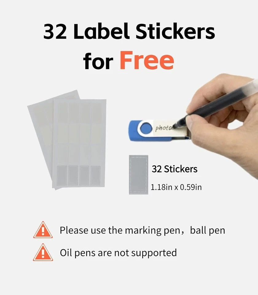 USB Flash Drive Case Organizer Holds 30 Pcs, Black