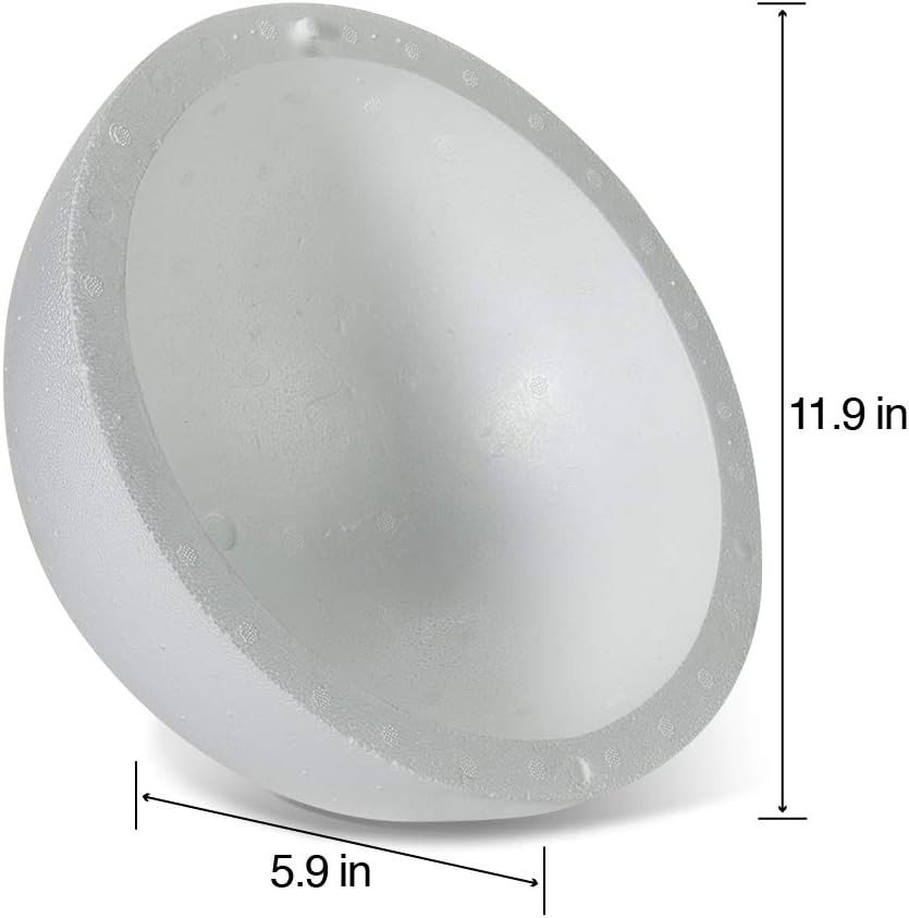 Smoothfōm Hollow Half Ball White