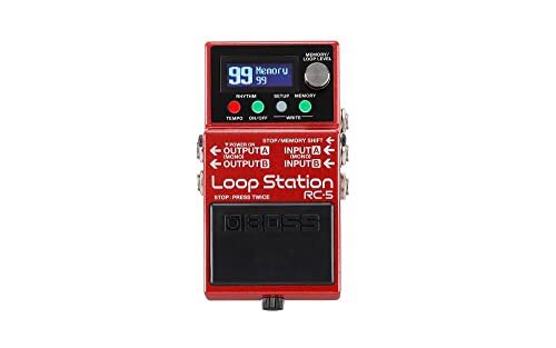 BOSS RC-5 Loop Station Red Evolved creative partner Battery Powered NEW