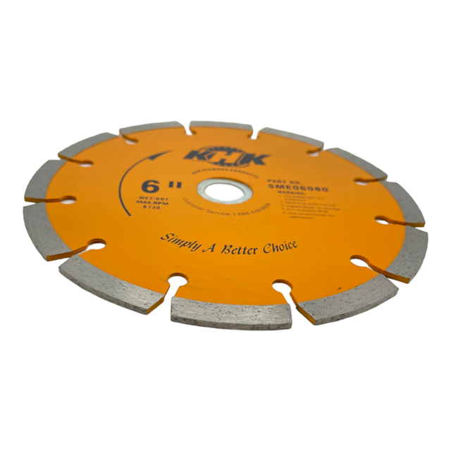 2 Pack 6" Diamond Saw Blade Segmented Cutting Concrete Bricks Stone Masonry