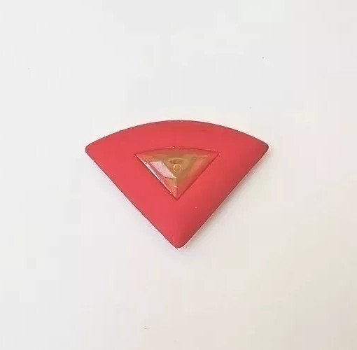 Red Triangular Erasers 2.5" X 1.5" - 5 Pack