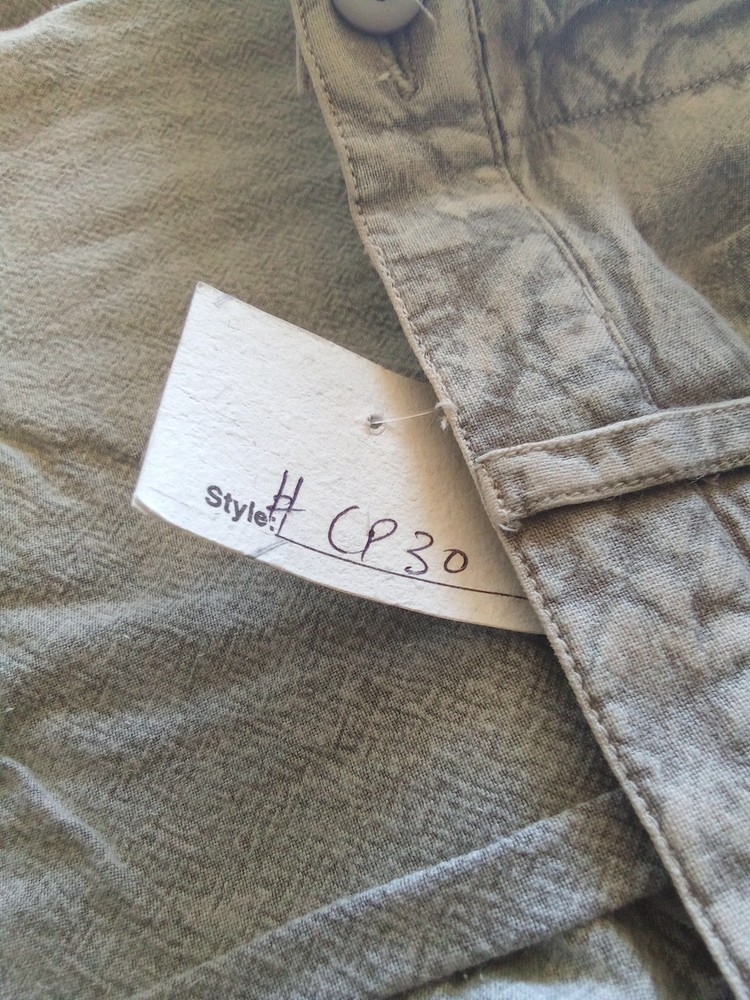 Stonewashed Flared Summer Trousers Embroidered Detailing Medium Boho Hippy