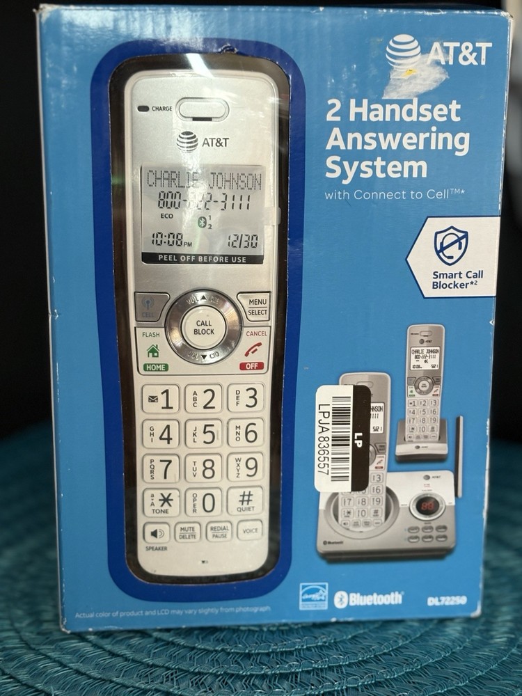 AT&T 2 Handset answering system . Bluetooth Feature