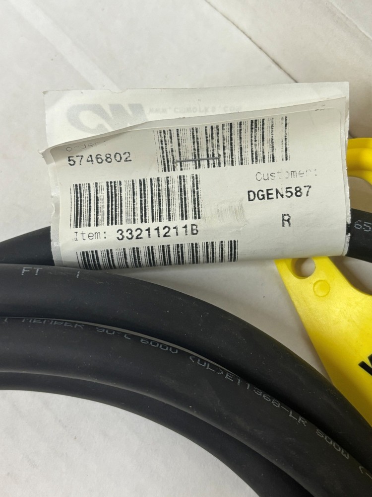 CMCO BUDGIT PUSHBUTTON AND 11FT CABLE ASSY; 33211211B