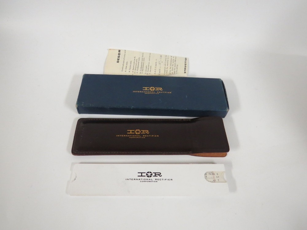 International Rectifier Slide Rule Speciality Computing Scale