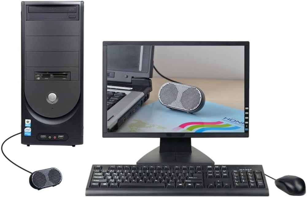 USB Mini Speaker Computer Speaker Powered Stereo Multimedia Speaker for Notebook