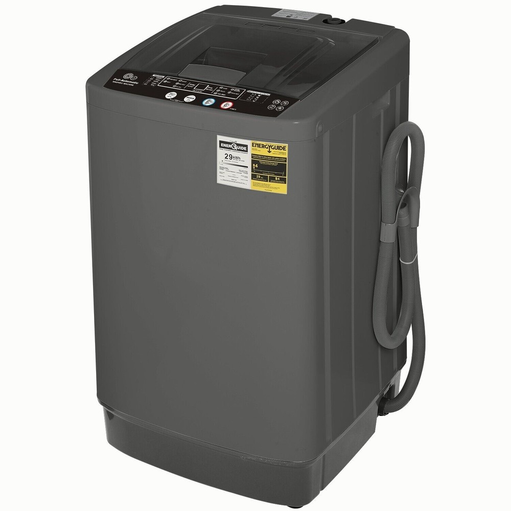 Portable Washing Machine 15.6Lbs Capacity Full-Automatic Washer with 10 Programs